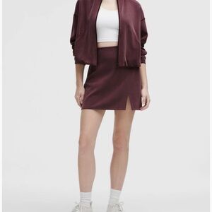 NWT Lululemon Softstreme High-Rise Mini Skirt- XS- Goodnight Plum